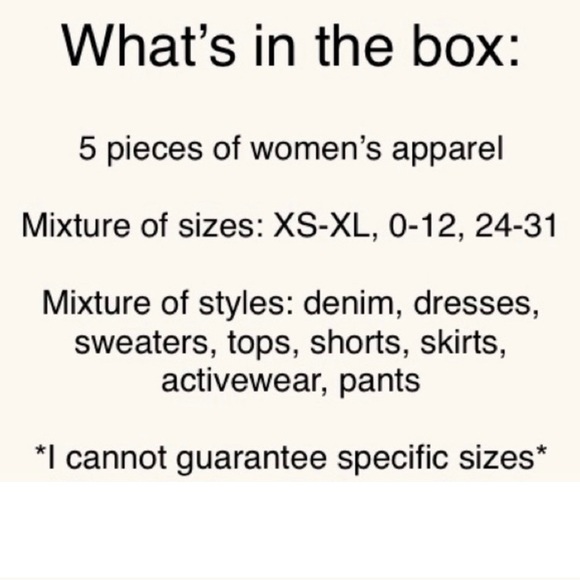 RESELLER MYSTERY BOX 5/$30 - Picture 4 of 9